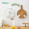 FaSoLa Wall Mount Pot Lid Organizers Pot Cover Holder Rack Cabinet Door Organizer Pot Hangers Racks Pan Storage Racks Kitchen - Imagen 6
