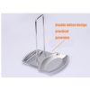Kitchen Accessories Stainless Steel Pot Lid Shelf Pan Cover Lid Rack Stand Sponge Spoon Holder Kitchen Organizer Dish Rack - Imagen 2