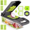 2023 Top Seller Kitchen 12 in 1 Fruit Veget Tools Manual Mandoline Slicer Onion Cutter Peeler Veggie Chopper Vegetable Slicer - Imagen 6