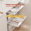 Yushijia NEW DESIGN space saving Double Sliding Drawer plate Storage rack Under Sink Cabinet Kitchen Organizer - Imagen 2