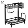 Hanging Bathroom Countertop Spice Rack Storage Organizer, Spice Shelf spice jar rack set for Kitchen - Imagen 5
