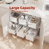 Yushijia NEW DESIGN space saving Double Sliding Drawer plate Storage rack Under Sink Cabinet Kitchen Organizer - Imagen 4