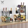 Hanging Bathroom Countertop Spice Rack Storage Organizer, Spice Shelf spice jar rack set for Kitchen - Imagen 6